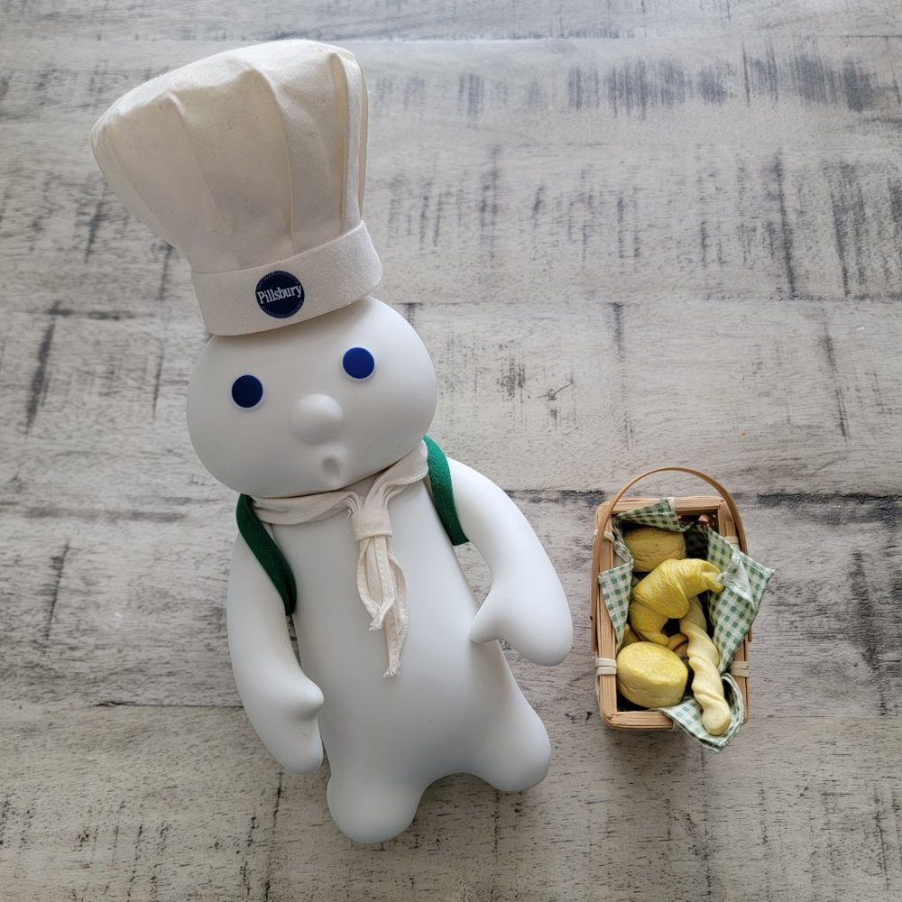 Pillsbury Doughboy Picnic Surprise Porcelain Doll